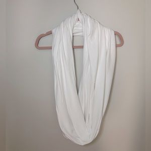 American Apparel White Infinity Scarf